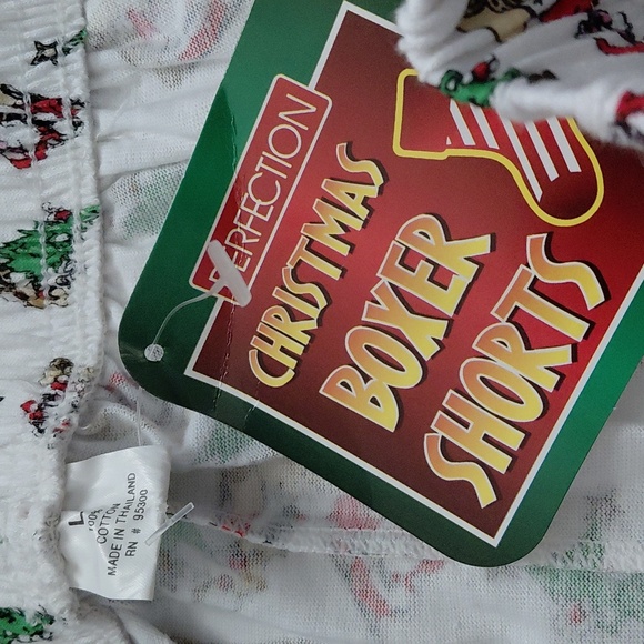 Perfection Santa and Tree Print Boxer Shorts - Picture 6 of 6